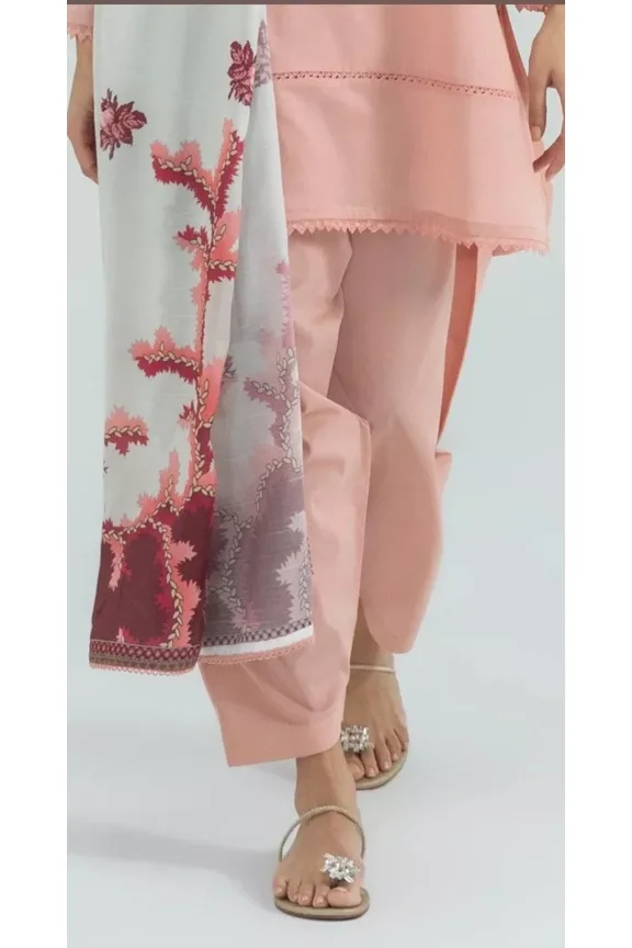 Plain Peach Pink Pakistani Indian Salwar Shalwar Pants ONLY USASeller Heram Yoga