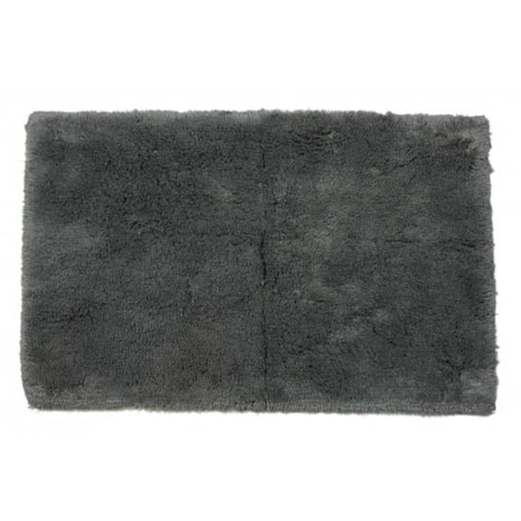 Plain Plush Bathmat, Moss & Olive