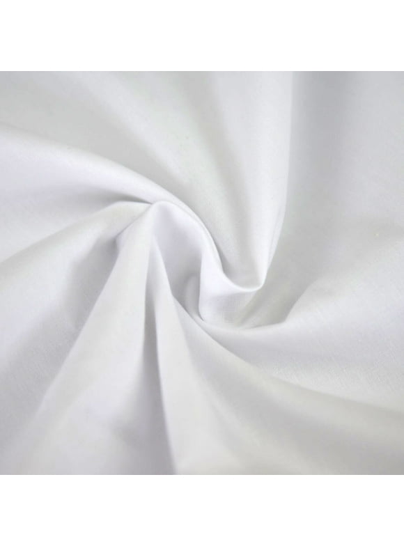 Plain Polycotton Fabric Material Poly Cotton Dress Craft Clothing | 60+ Colours