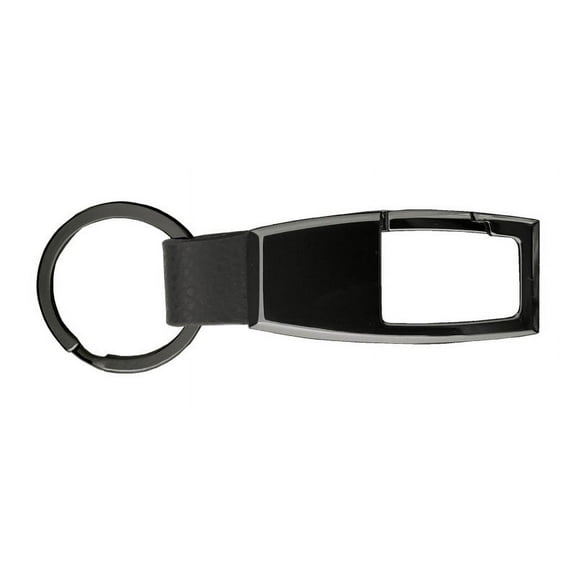 Plain Premier Carabiner Key Fob (Black)