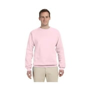 JERZEES Plain Pullover Crew Neck Sweatshirt (Classic Pink) - Classic Pink - Sm