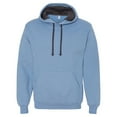 thumbnail image 1 of Plain Pullover Hooded Sweatshirt (Carolina Heather) - Carolina Heather - 3X, 1 of 5