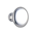 thumbnail image 1 of Plain Round Knob 1 1 By 2" Brushed Chrome, 1 of 1