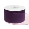 thumbnail image 1 of Plain Sheer Organza Ribbon, 1-1/2-Inch, 25 Yards, Plum, 1 of 1