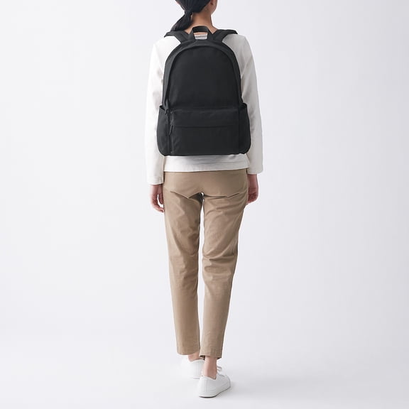 Plain Simple Computer Backpack,Black