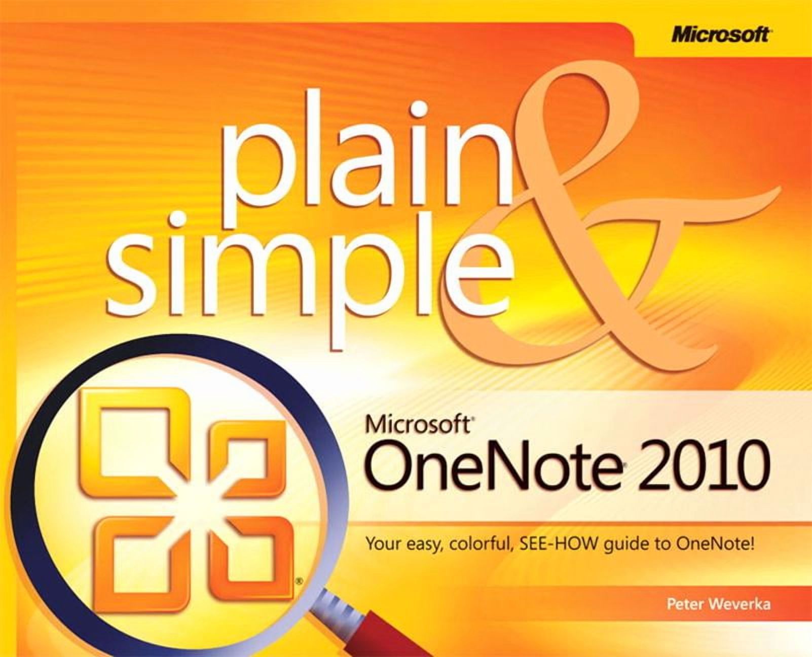 Onenote Made Simple Plain & Simple: Microsoft OneNote 2010 Plain & Simple (Paperback ...