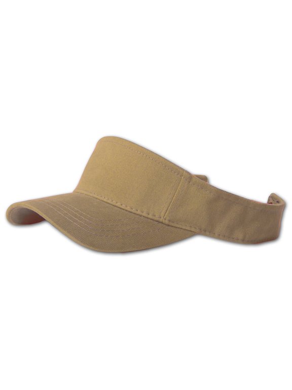 Plain Single Sports Visor- Beige