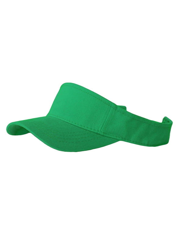 Plain Single Sports Visor- Kelly Green