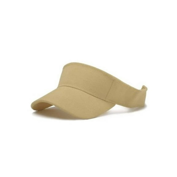 Plain Single Sports Visor- Khaki