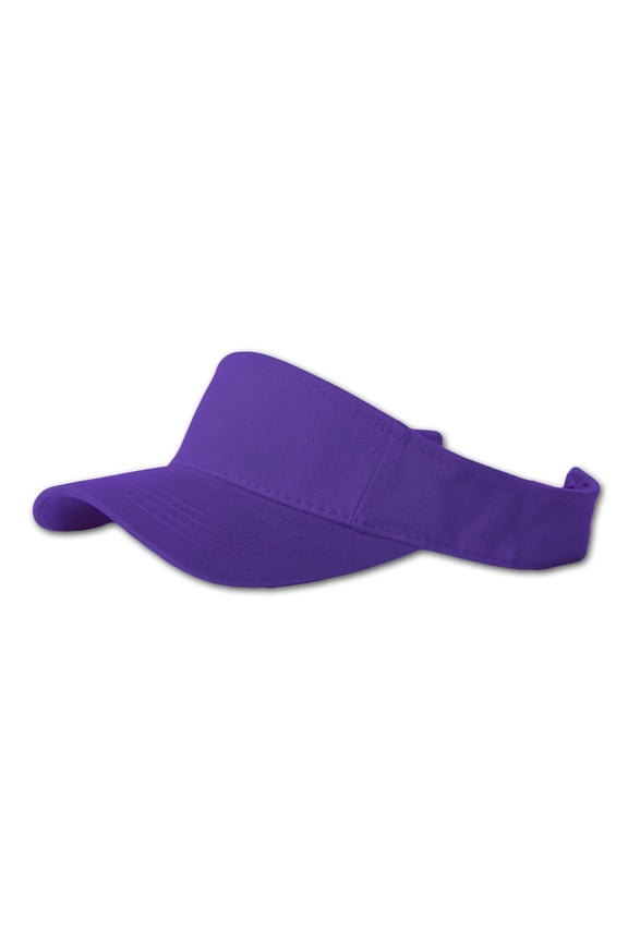 Plain Single Sports Visor- Purple
