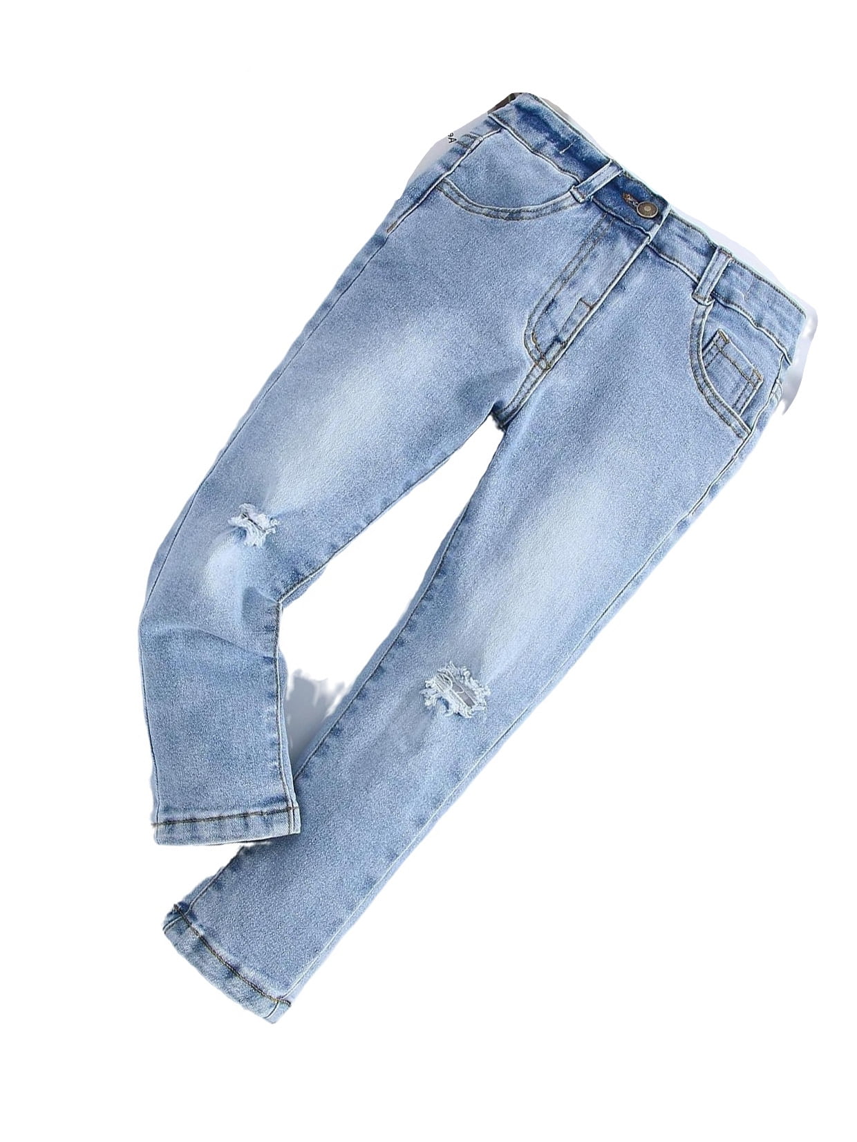 Plain Skinny Light Wash Toddler Boy Jeans Boy s Walmart