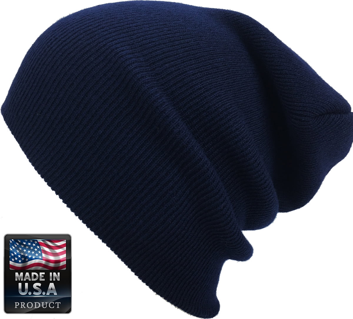 Plain Skully High Quality Made in USA Winter Beanie Hat