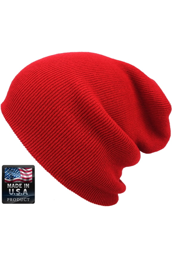 Plain Skully High Quality Made in USA Winter Beanie Hat
