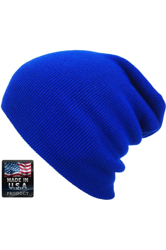 Plain Skully High Quality Made in USA Winter Beanie Hat