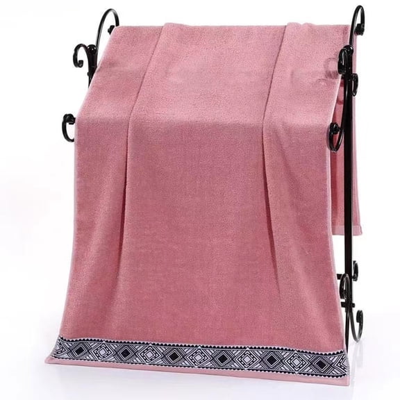 Plain Soft Absorbent Thickened Face Towel for Daily Household Wash Gift