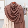 thumbnail image 1 of Plain Solid Cotton Scarf for Women Winter Warm Tassel Linen Pashmina Scarves Hijab Lady Foulard Shawls Wraps Female Bandana New (QMB295-14), 1 of 7