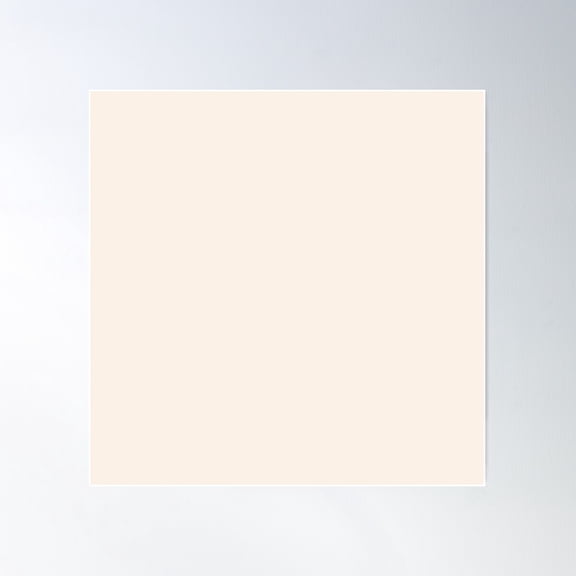 Plain Solid Linen Colour - Linen Color-Creme Colours In Very Light Shades Poster Wall Art, Modern Wall Decor For Living Room Bedroom, 24x24 UNFRAMED
