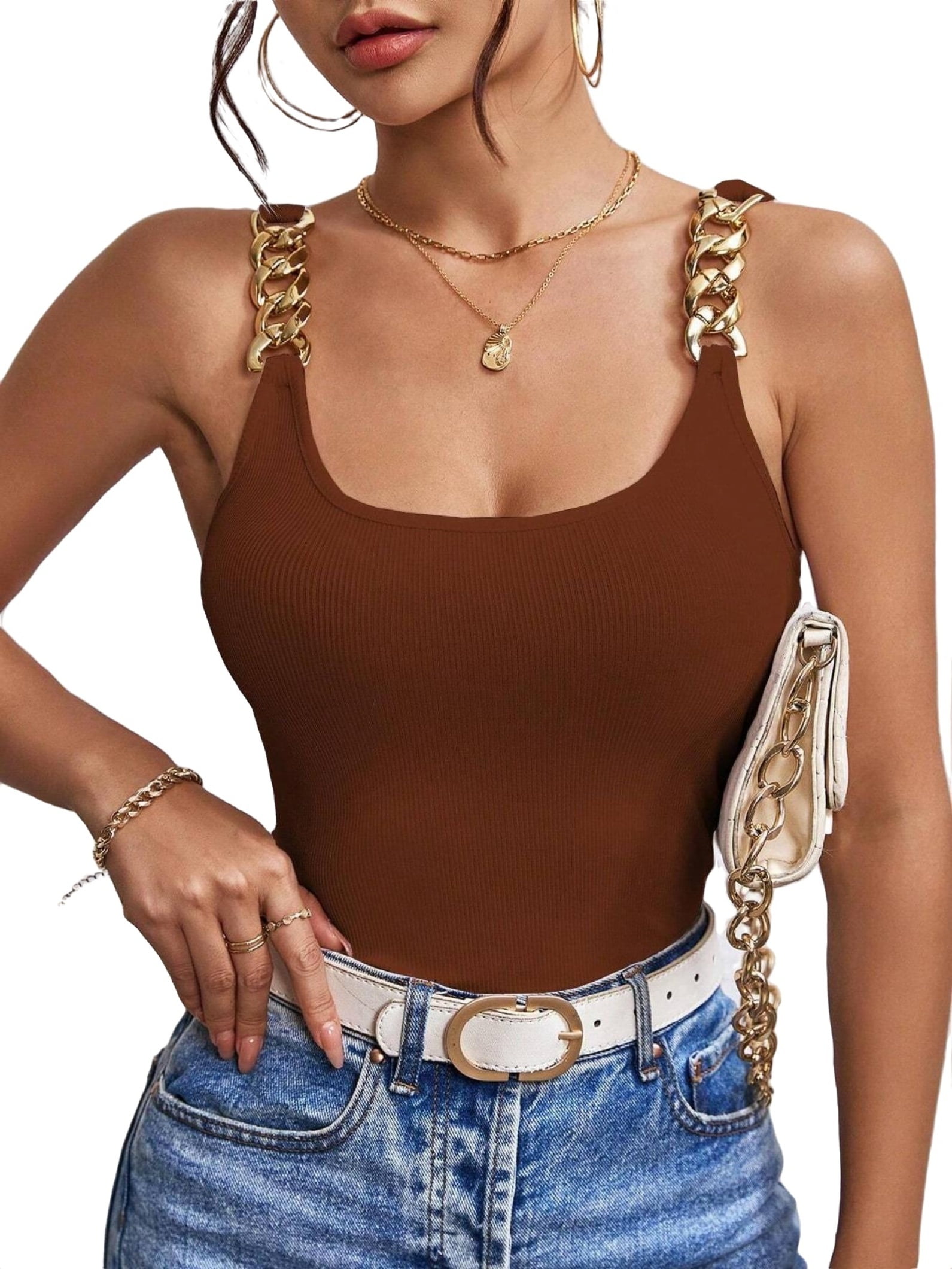 2023 Women's Summer Spaghetti Strap Cami Tank Tops Layered Ruffle Tie  Shoulder Flowy Sleeveless Shirts Camisole - Walmart.com