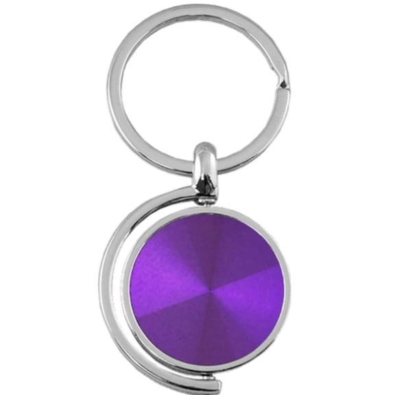 Plain Spinner Key Ring (Purple)