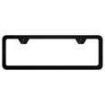 thumbnail image 1 of Plain Stainless Steel Mini License Plate Frame (Black), 1 of 2