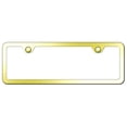 thumbnail image 1 of Plain Stainless Steel Mini License Plate Frame (Gold), 1 of 2