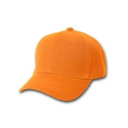 Plain Summer Baseball Cap Hat- Orange