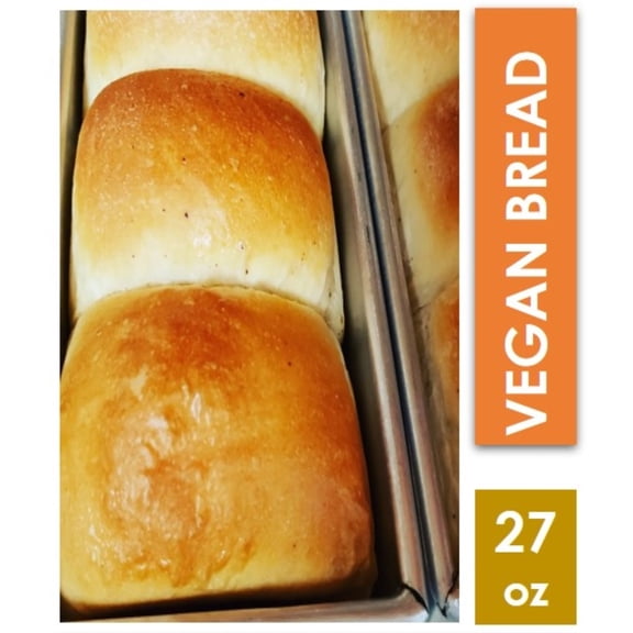 Plain Vegan Bread Loaf Soft & Fresh-Baked, 24 oz