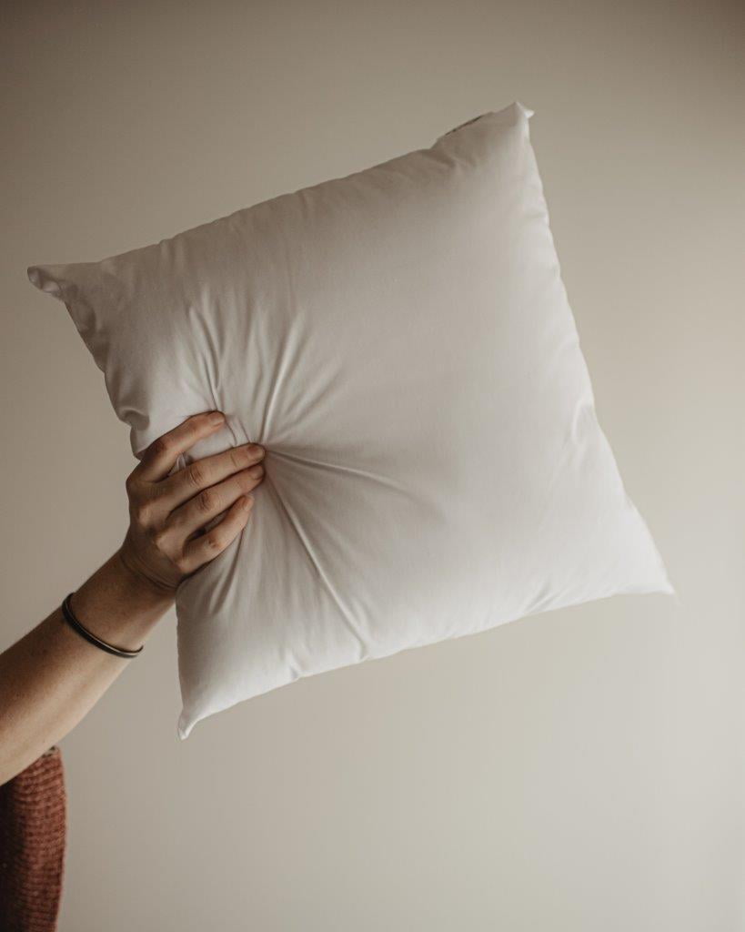 Plain White Cotton Pillow Cover | 8x8 10x10 12x12 14x14 16x16 18x18 20x20  22x22 24x24 Size