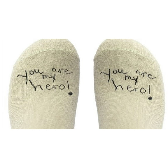 Plain khaki sock with black pulley You are my hero!