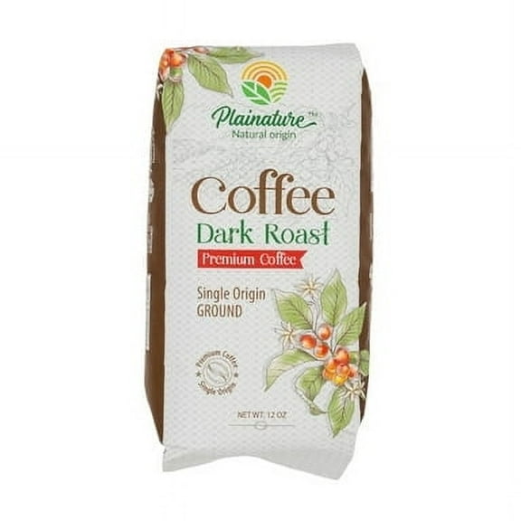 Plainature Dark Roast Ground Coffee