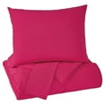 thumbnail image 1 of Plainfield Comforter Set-Color:Magenta,Size:Twin, 1 of 11