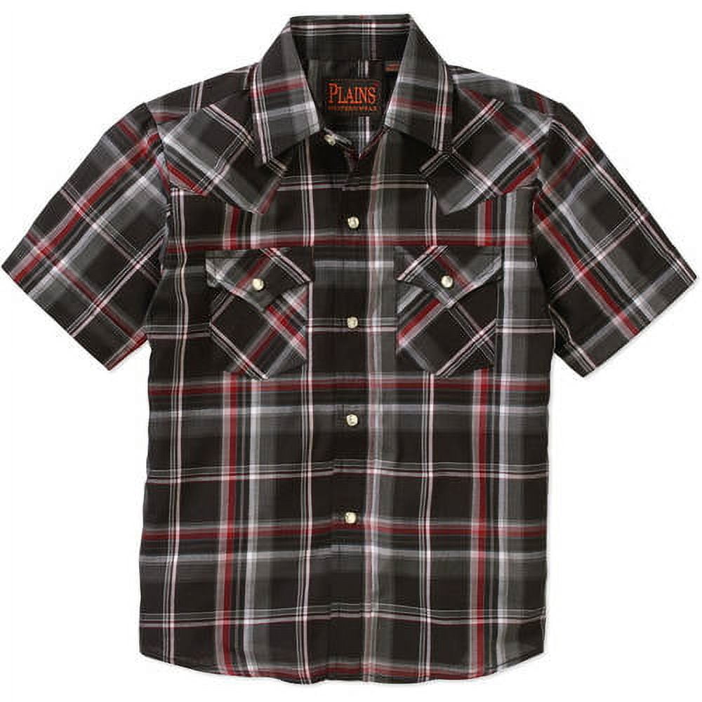 Plains Boys' Short Sleeve Western Shirt - Walmart.com