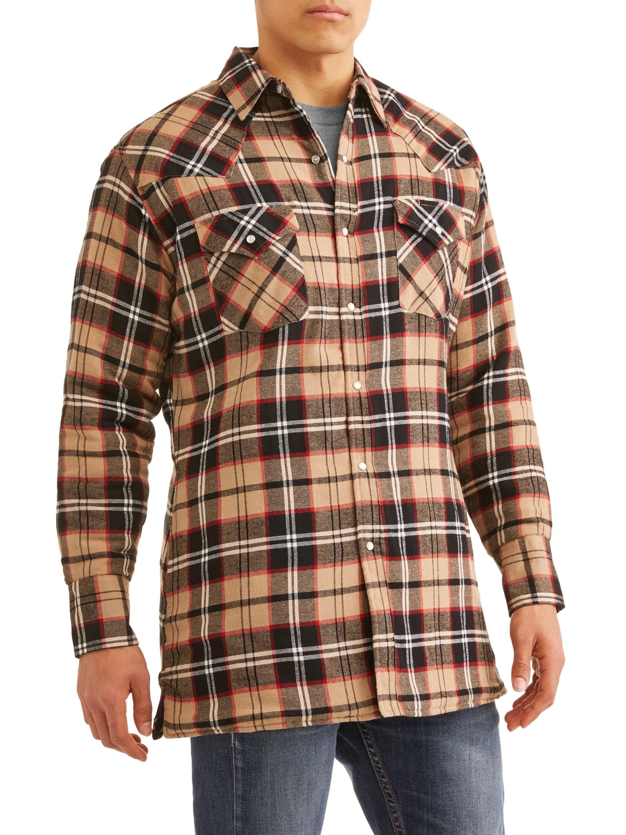 Quilted flannel shirt walmart sale