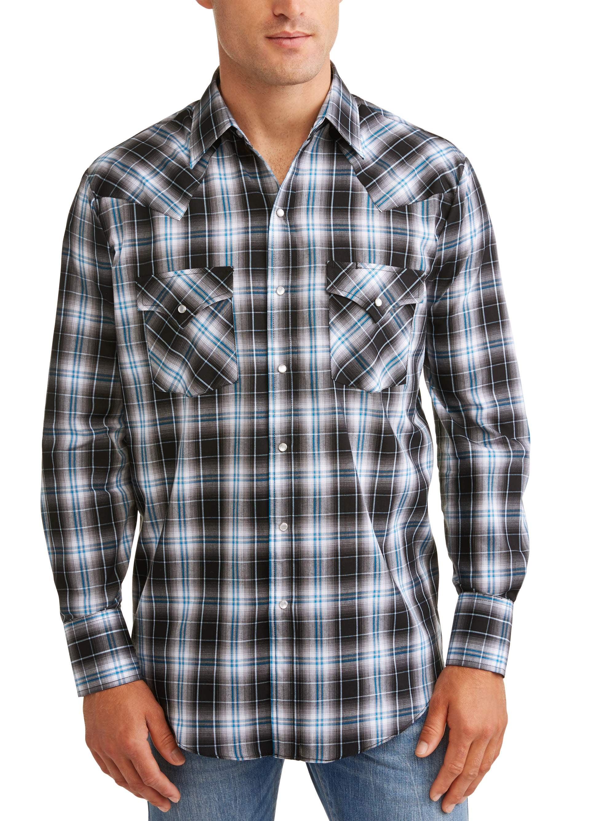 Plains western shop shirts walmart