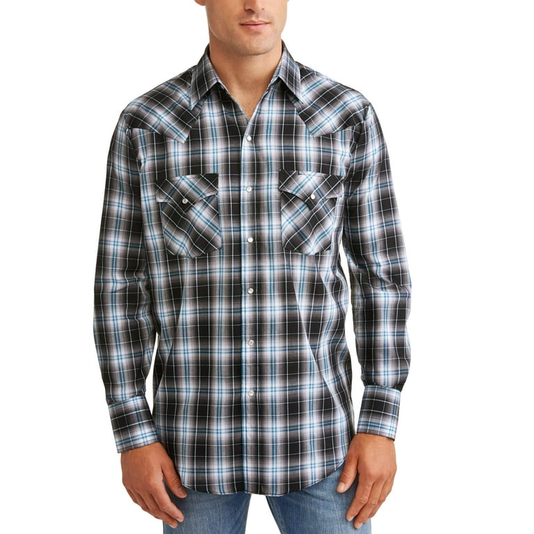 Big man hotsell western shirts