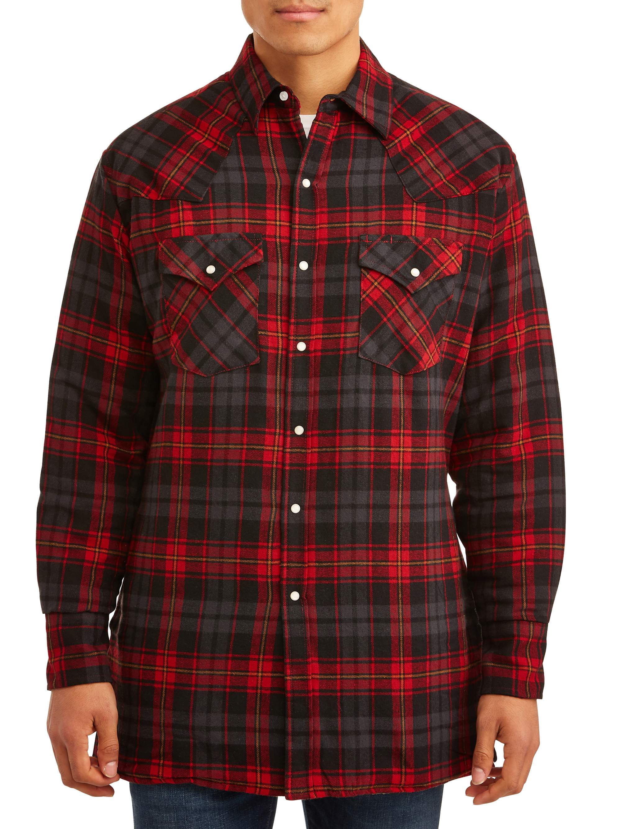 Plains Men's and Big Men's Quilted Flannel Shirtjack