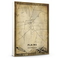 thumbnail image 1 of Plains Vintage Map Prints Canvas, Georgia Map Art Canvas, Canvas, Plains Map City style vintage Canvas , Canvas Wall Art, Street Map Artwork Canvas, 1 of 6