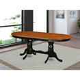 thumbnail image 1 of Plainville  Table with 18" butterfly Leaf - Buttermilk & Cherry.-Finish:Black & Cherry, 1 of 3