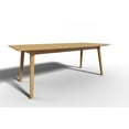 thumbnail image 1 of Curated Maison Plaisance Rectangular Teak Outdoor Dining Table in Natural, 1 of 4