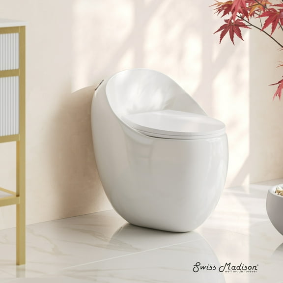 Plaisir II One-Piece Round Toilet Top Flush 1.28 GPF