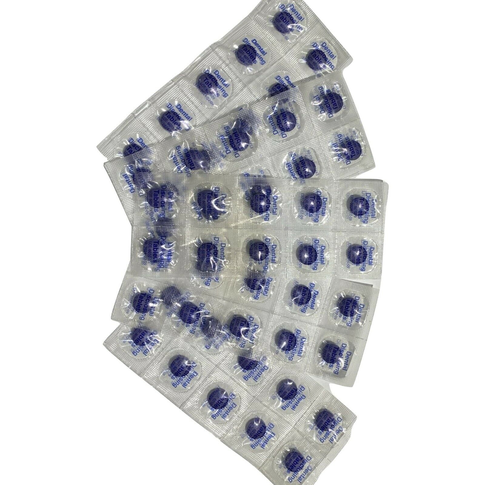 Plak Smacker Plaque Disclosing Tablets, 50 Individually Wrapped Tablets, Pack of 5