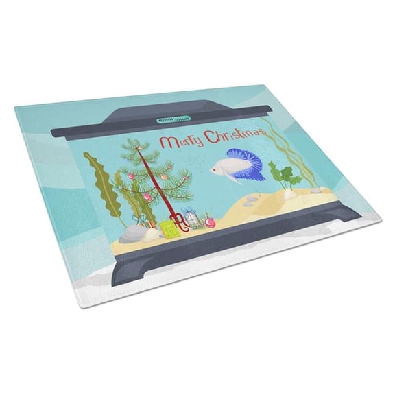 Plakat Betta Merry Christmas Glass Cutting Board - Large