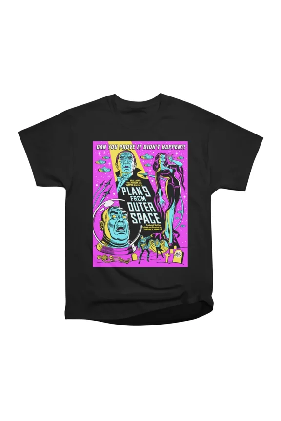 Plan 9 T-Shirt Tee Gift For Him Merch For Her Apparel For Friend