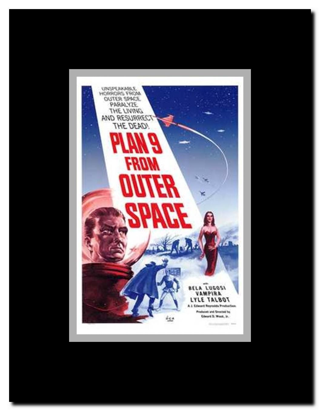 Plan 9 from Outer Space Framed Movie Poster