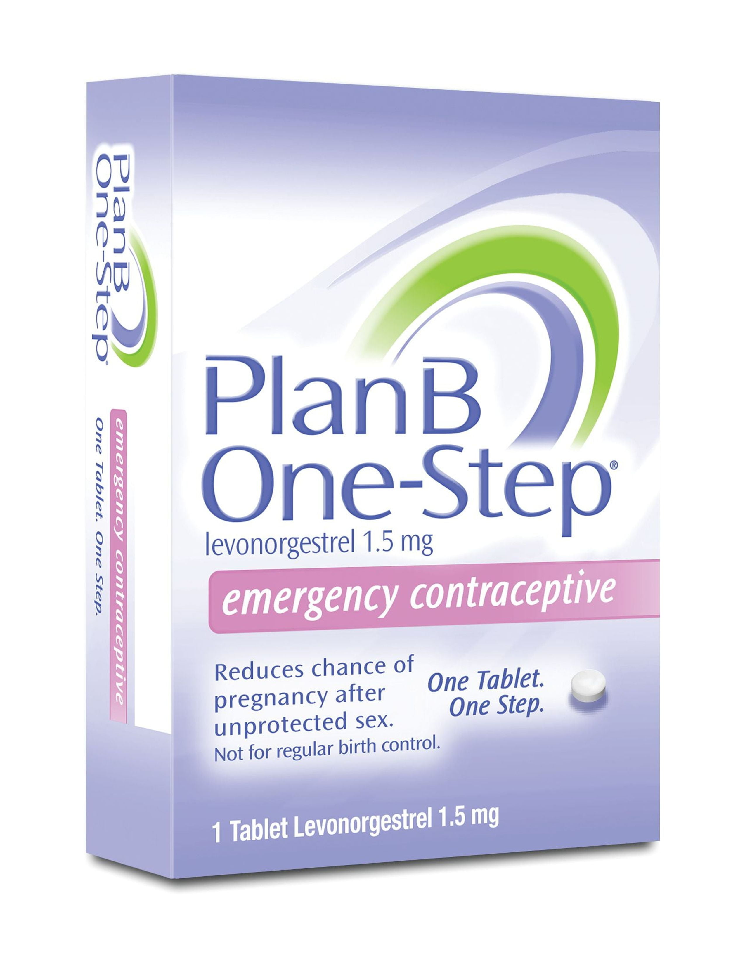 Plan B One-Step Emergency Contraceptive 1 Tablet, 1.5 mg
