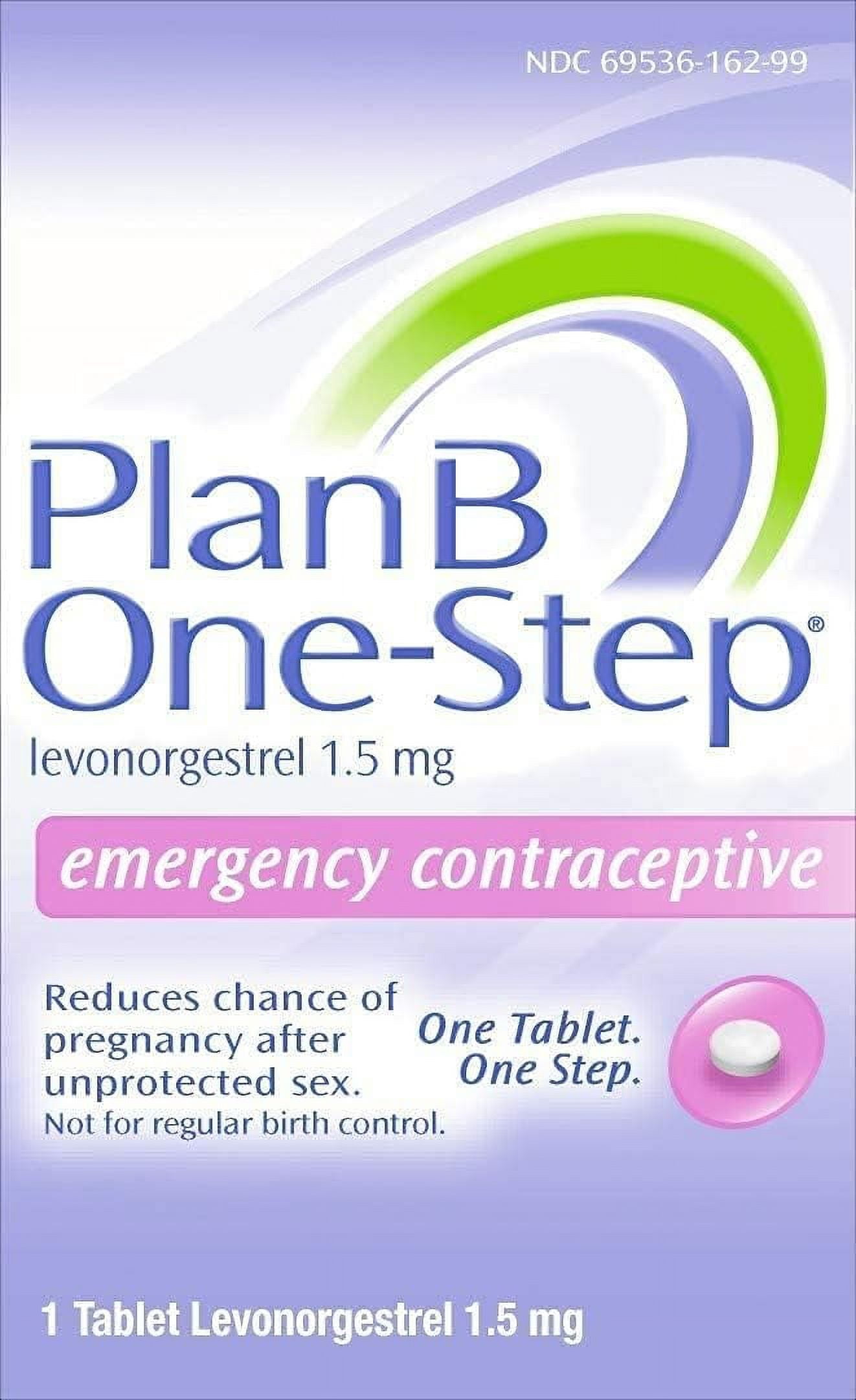  Plan B One-Step Emergency Contraceptive Tablet - 1 Tablet, Pack  of 2 : Health & Household