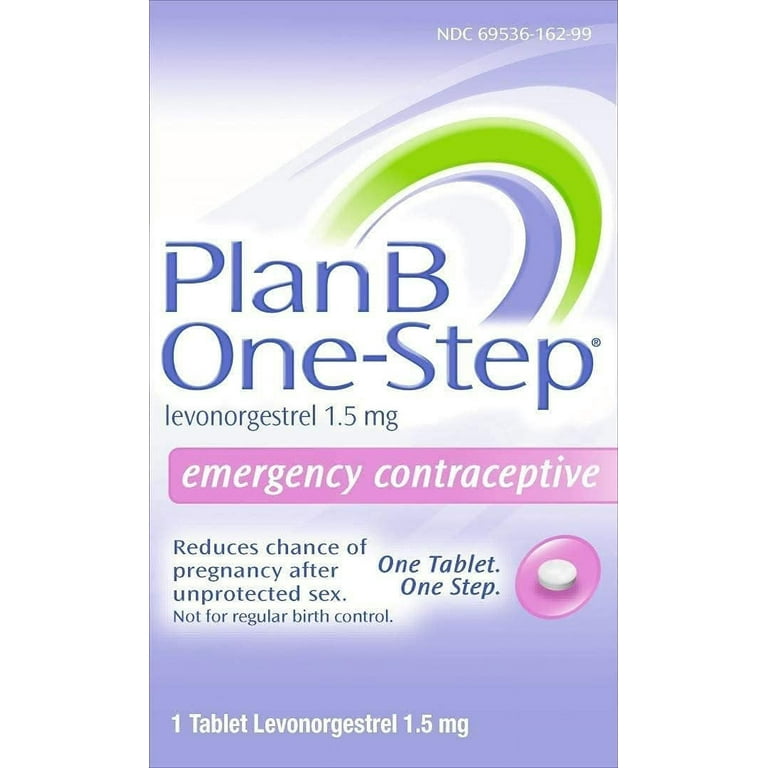  Plan B One-Step Emergency Contraceptive Tablet - 1 Tablet, Pack  of 2 : Health & Household