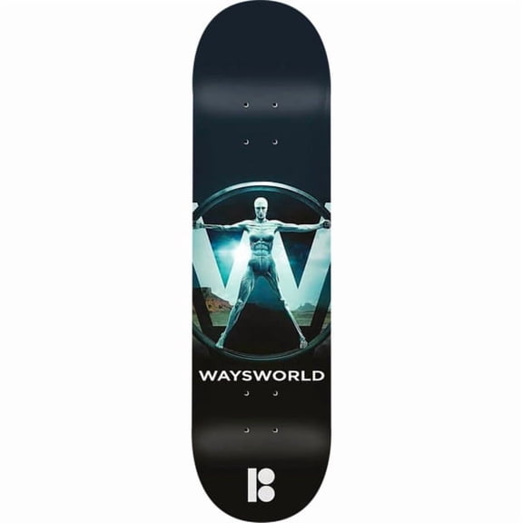 Plan B Skateboards Danny Way Waysworld Skateboard Deck - 8.25" x 32.125" (Deck Only)