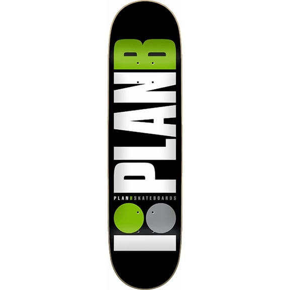 Plan B Team Skateboard Deck 8 Green