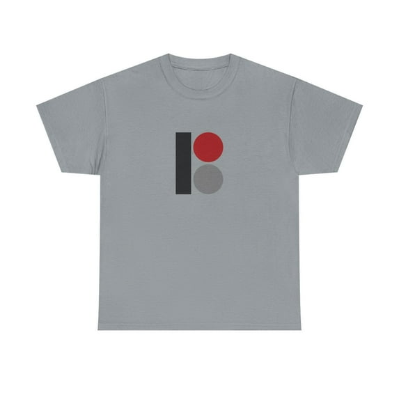Plan B skateboards Vintage Red Circles Retro Classic Skate TShirt Print - Gravel / S